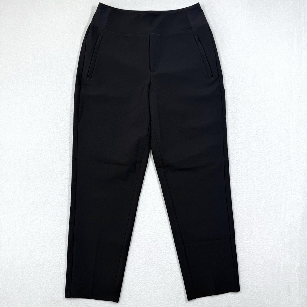 Athleta Endless High Rise Pants Womens 4 Pull On Stretch Comfy Athleisure Black